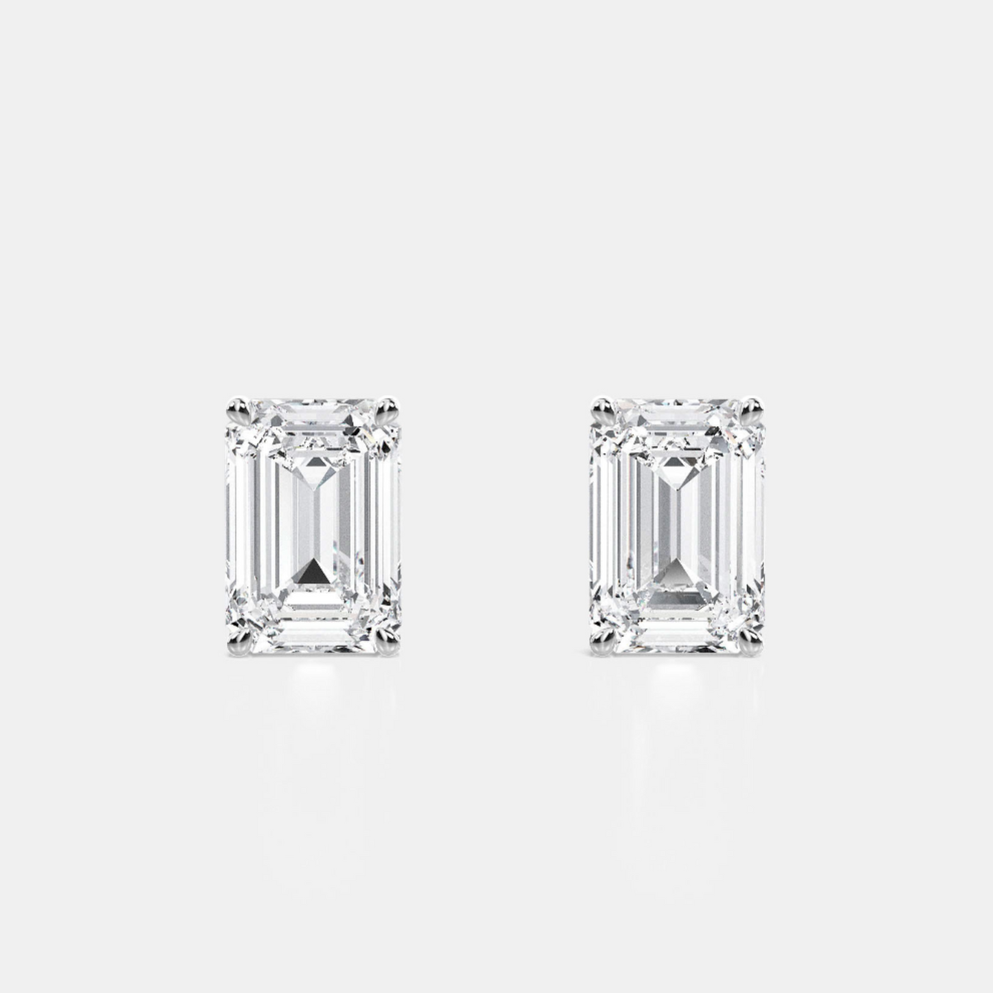 Emerald Stud Earrings