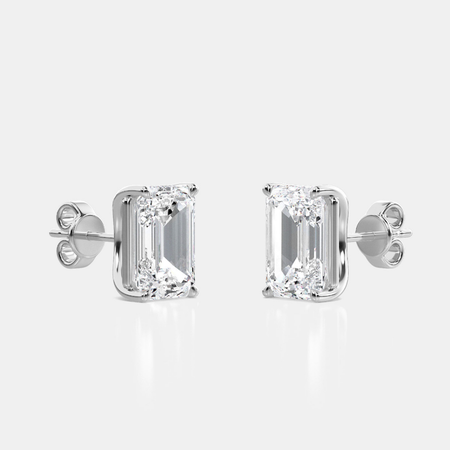Emerald Stud Earrings