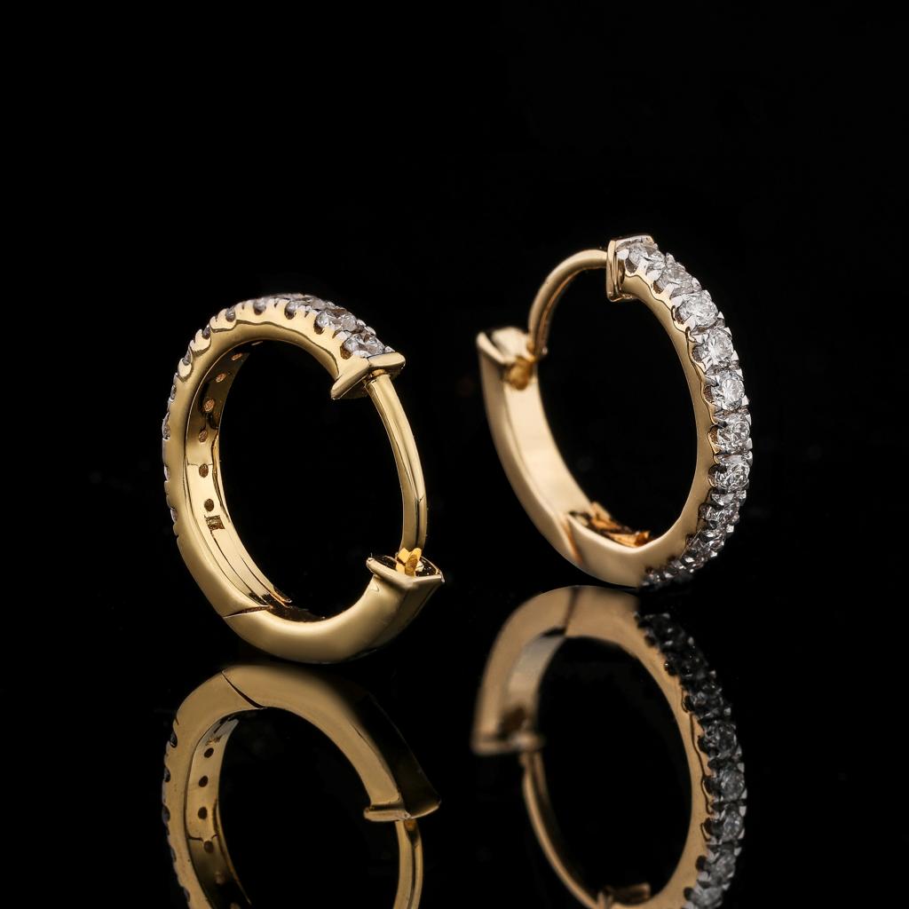 Holly Huggies Earrings 10mm Hoop