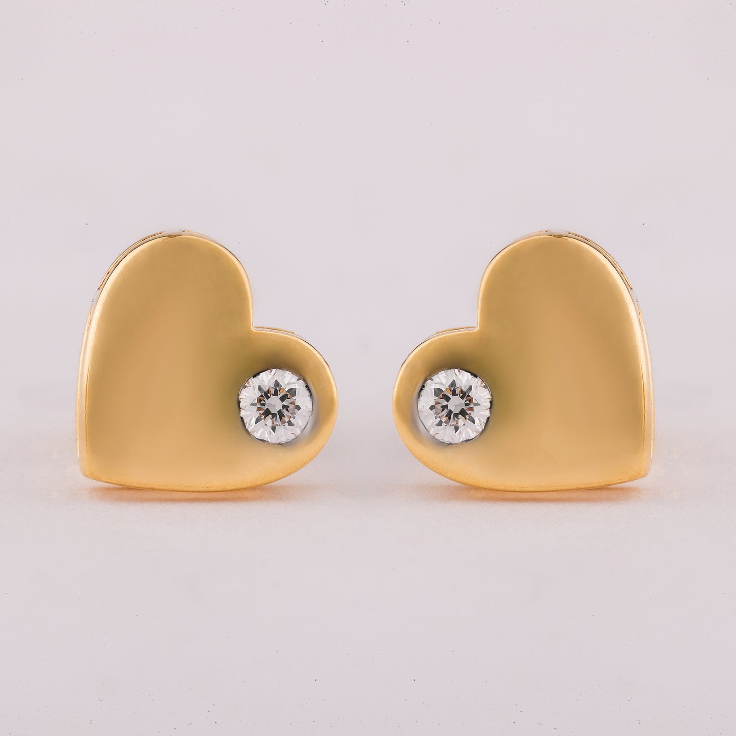 Jaime Diamond Heart Earrings