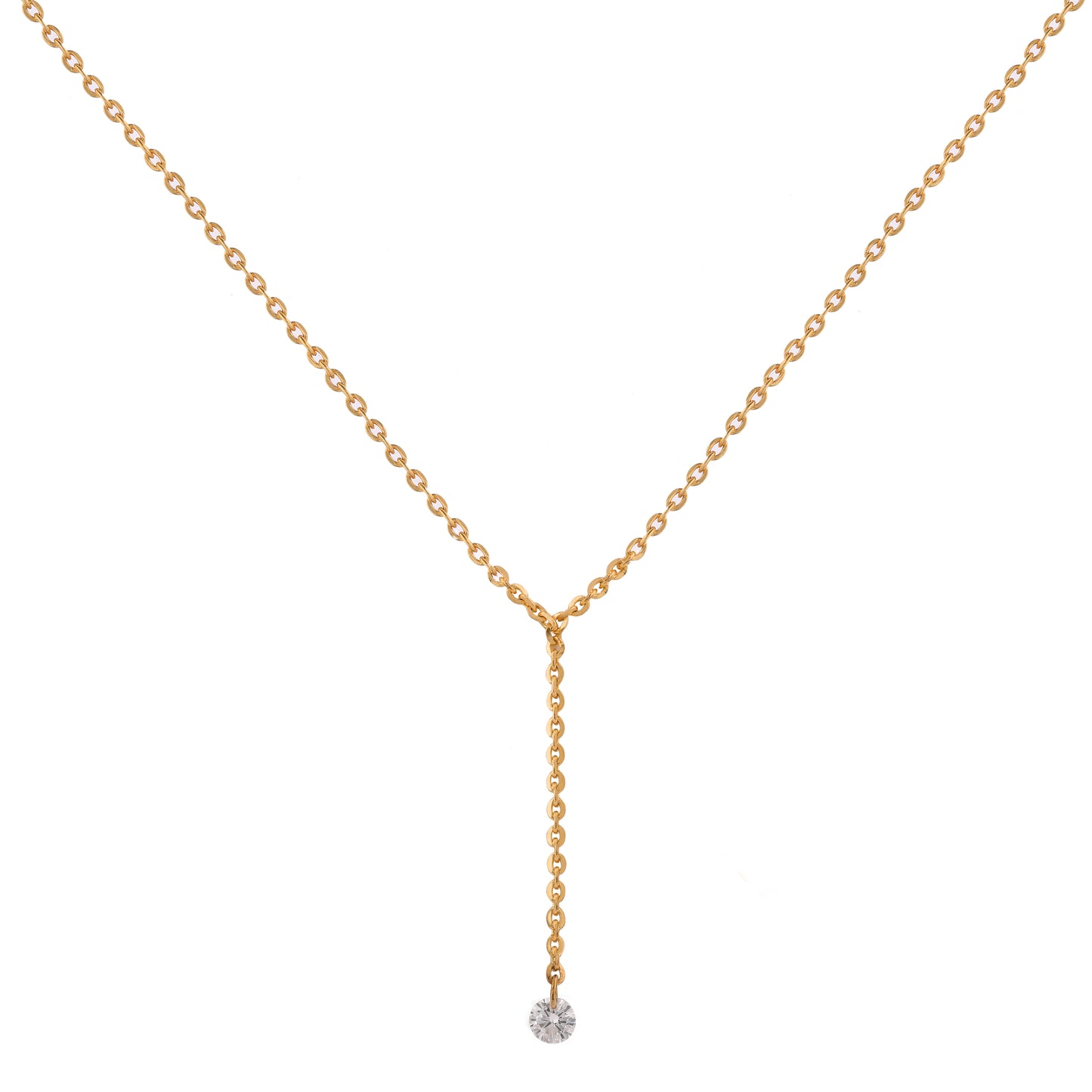 Lynn Floating Diamond Necklace