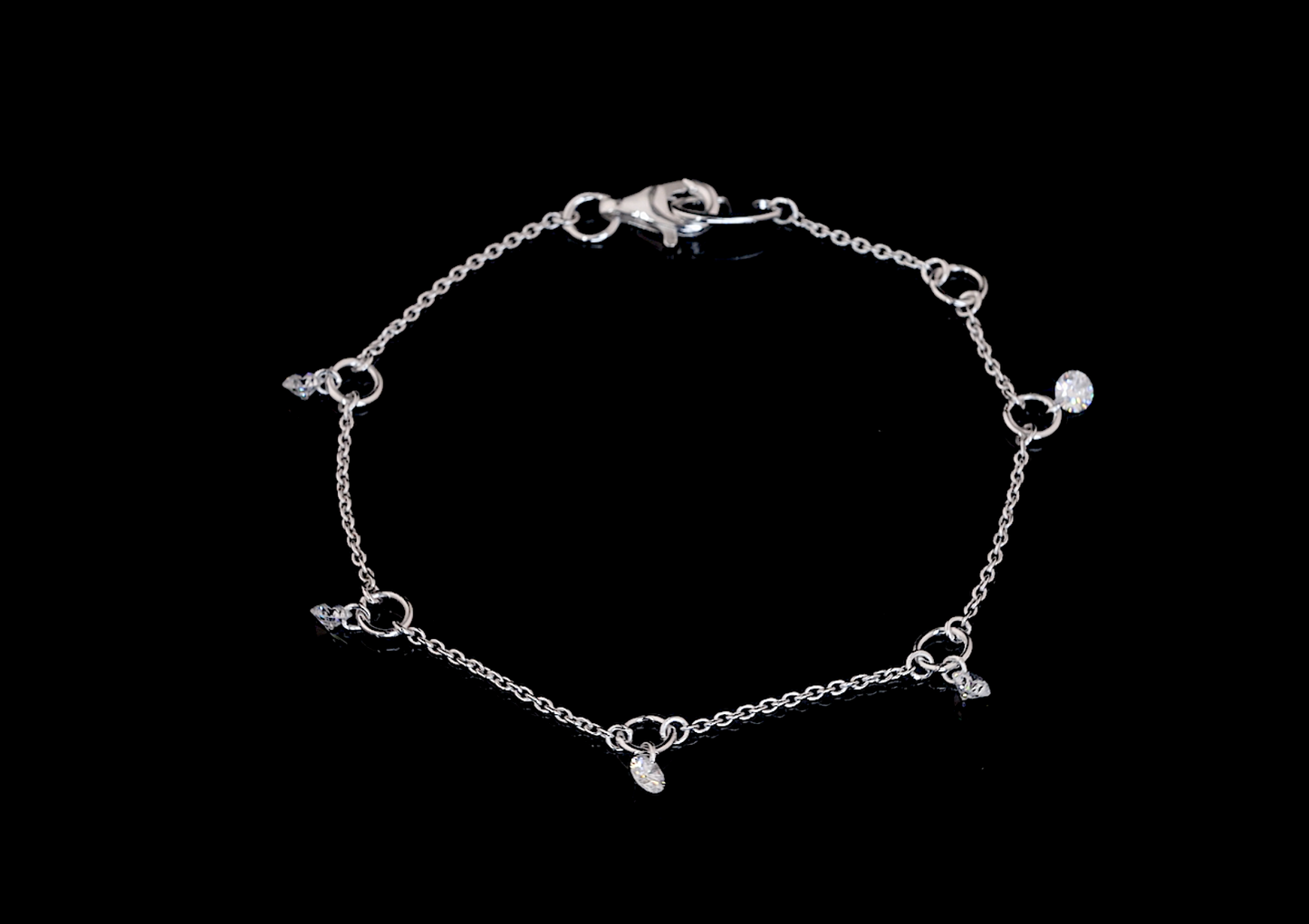 Floating Diamond Bracelet