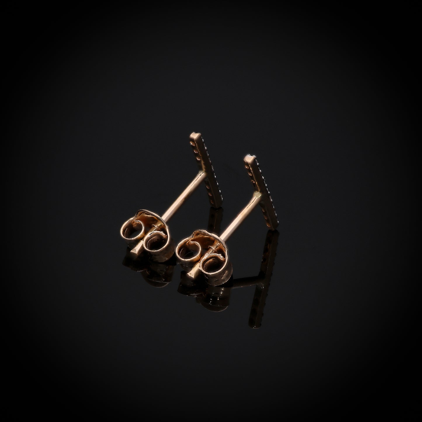 Bar Stud Earrings
