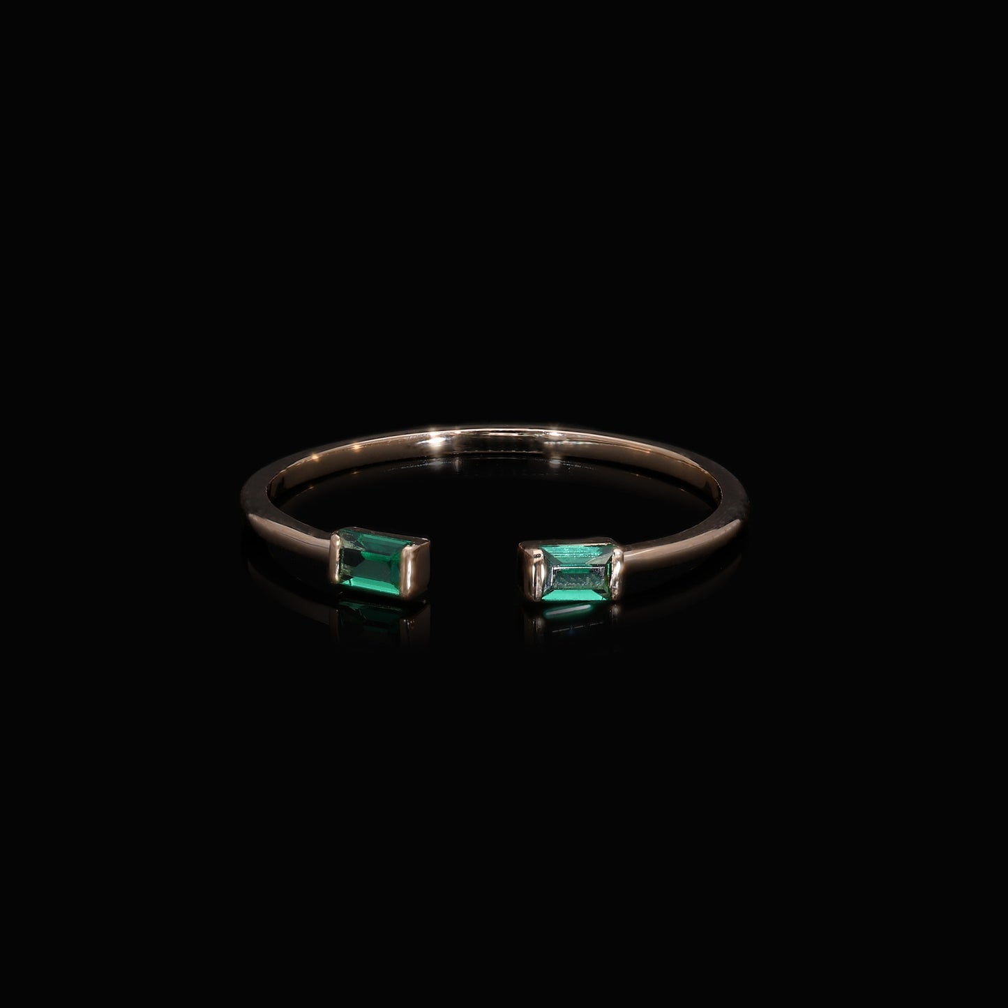 Emerald Gap Ring
