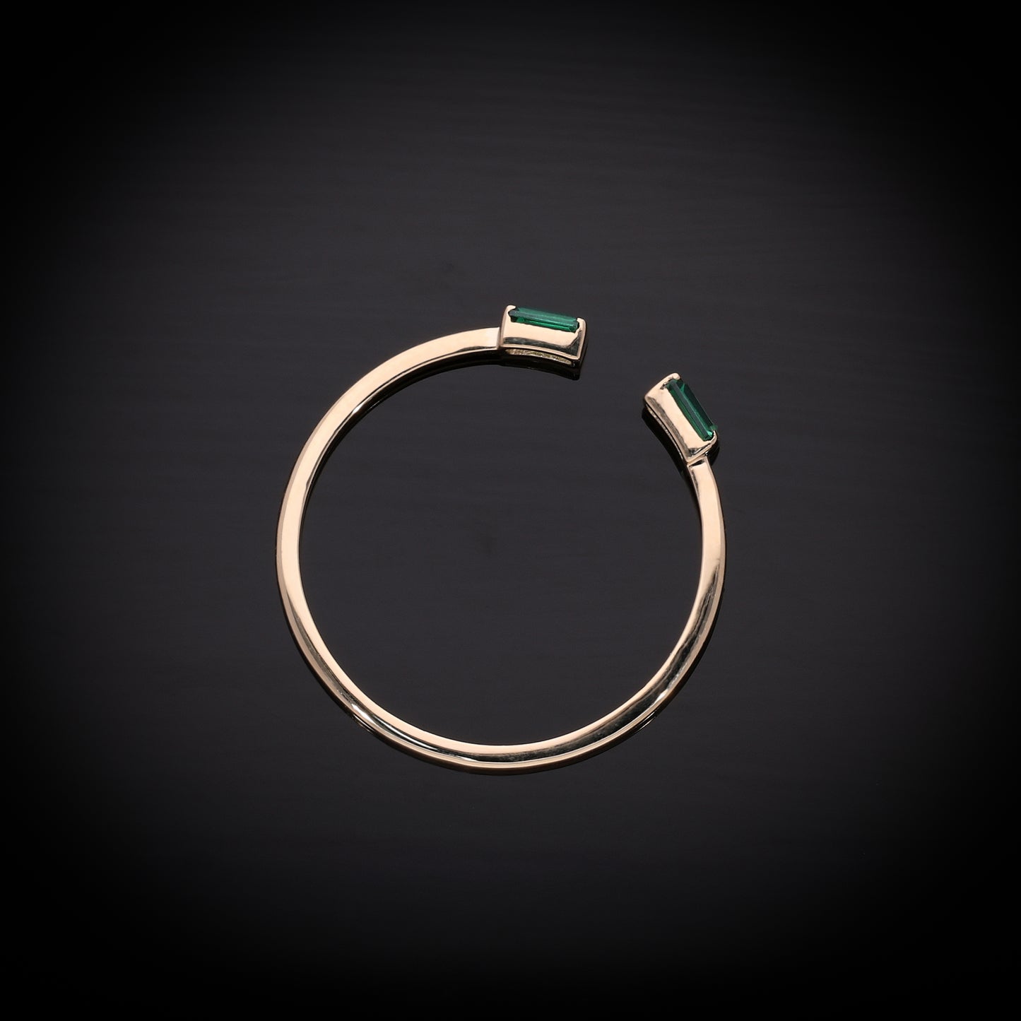 Emerald Gap Ring