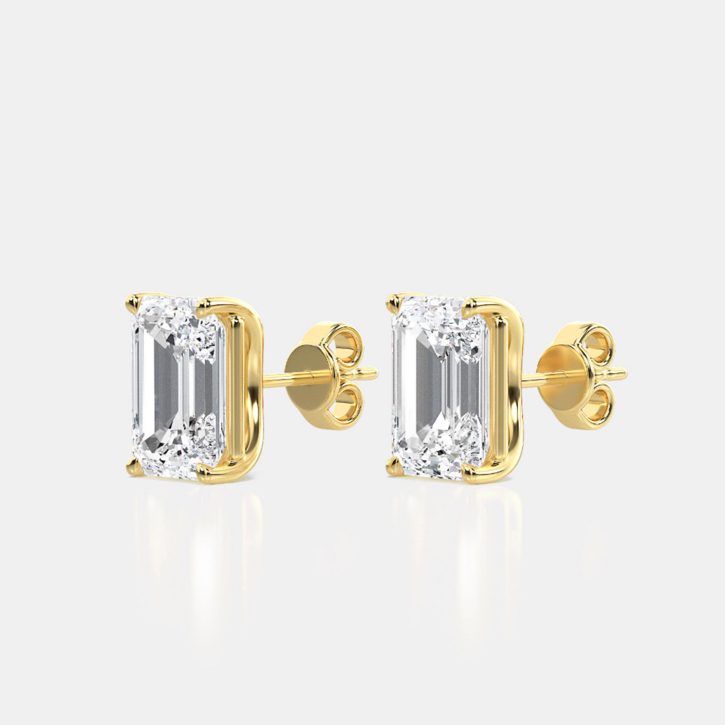 Emerald Stud Earrings