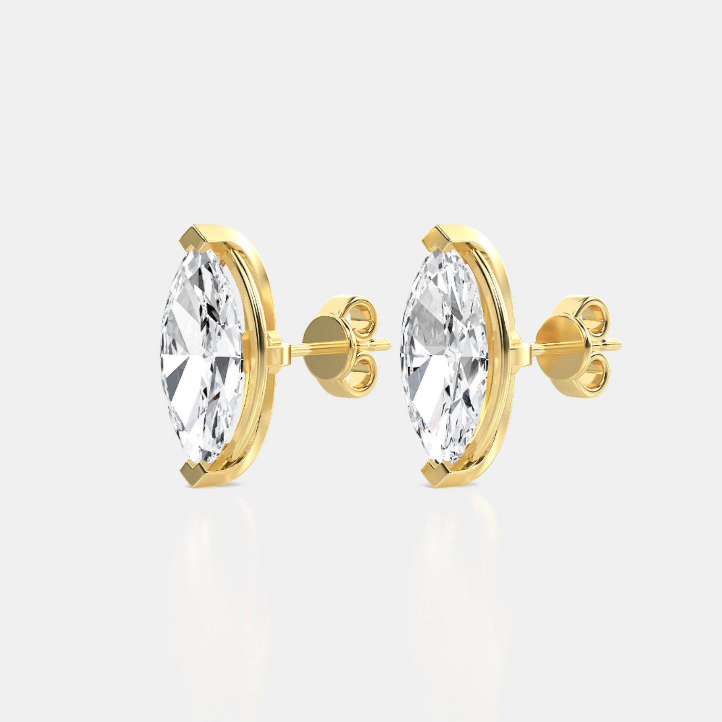 Marquise Stud Earrings