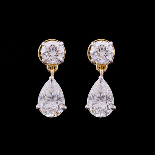 Diamond Drop Earrings