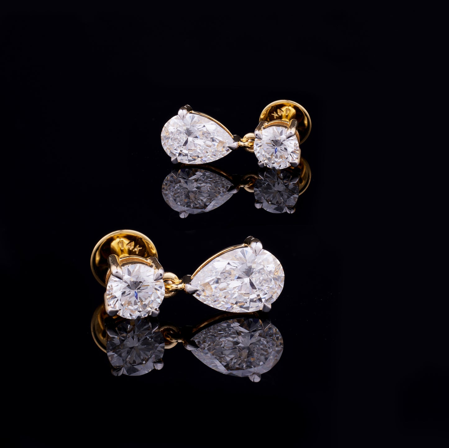 Diamond Drop Earrings