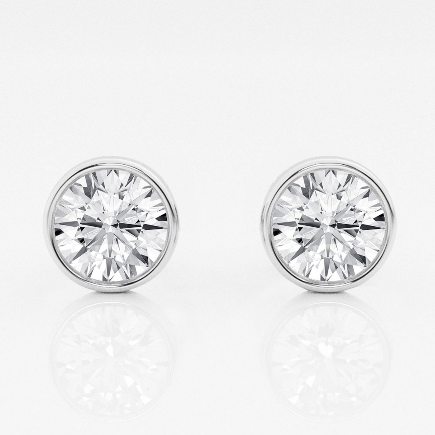 Round Bezel Studs