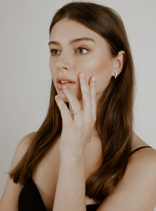 Everyday diamond jewelry from the Karia Soul collection