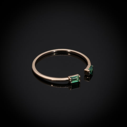 Emerald Gap Ring