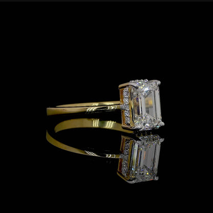 Lindsay Emerald Ring