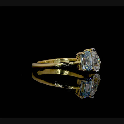 Nita Two Diamond Love Ring
